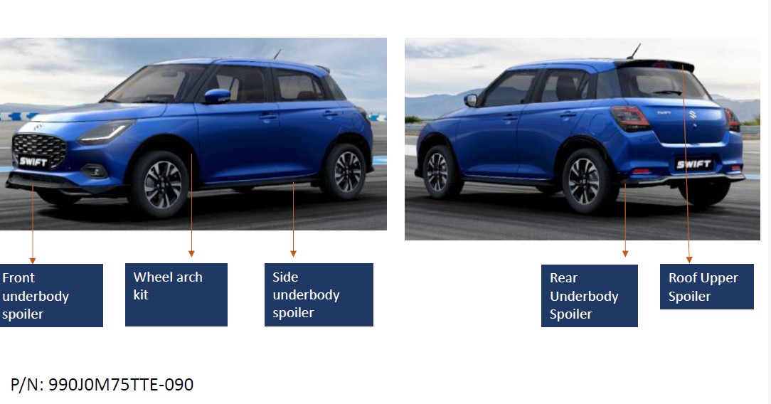 KIT SPORT SZK SWIFT — imagen 3