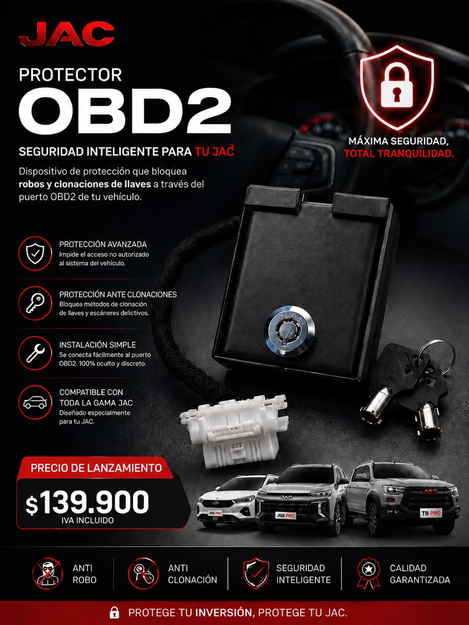 CANDADO OBD II