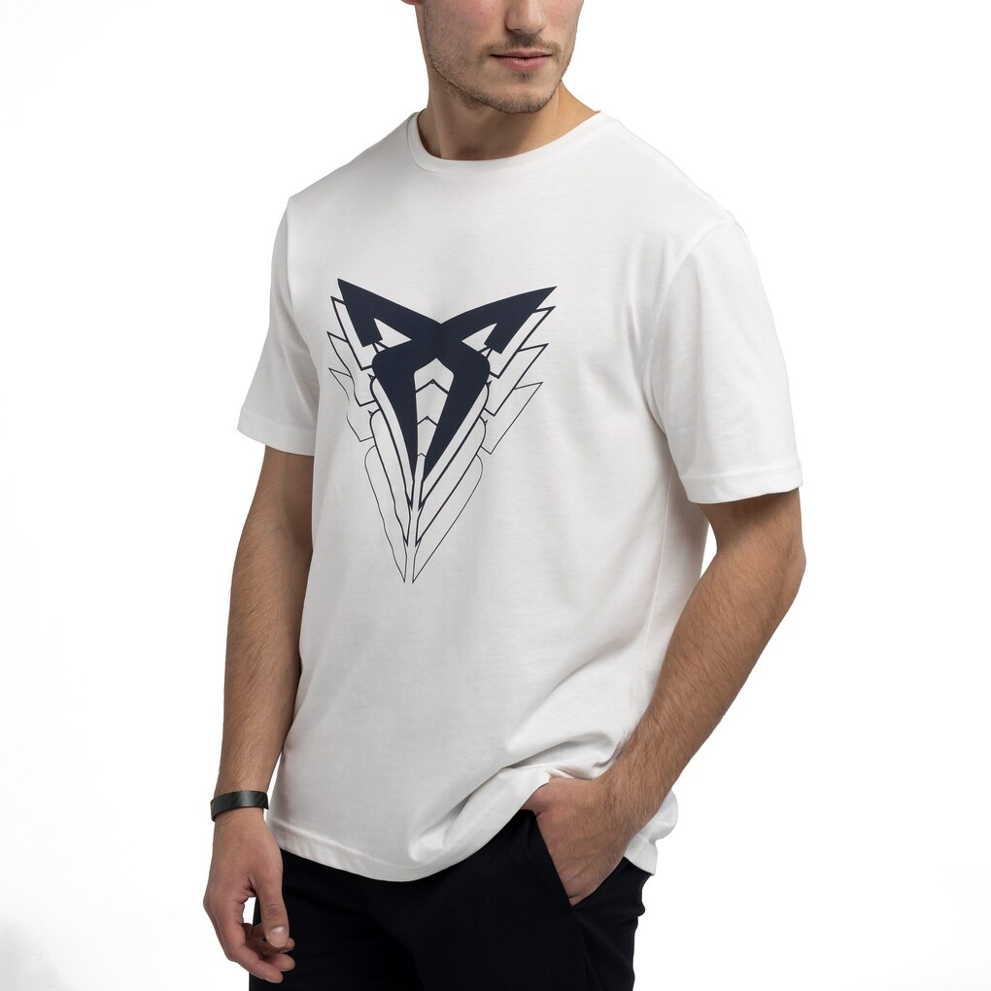 CUPRA BIG LOGO WHITE T-SHIRT MAN XL — imagen 2