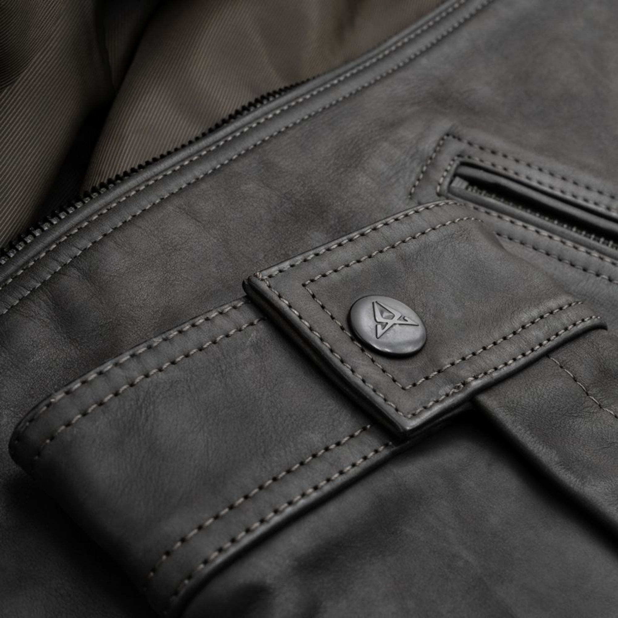CHAQUETA CUERO MUJER L — imagen 2