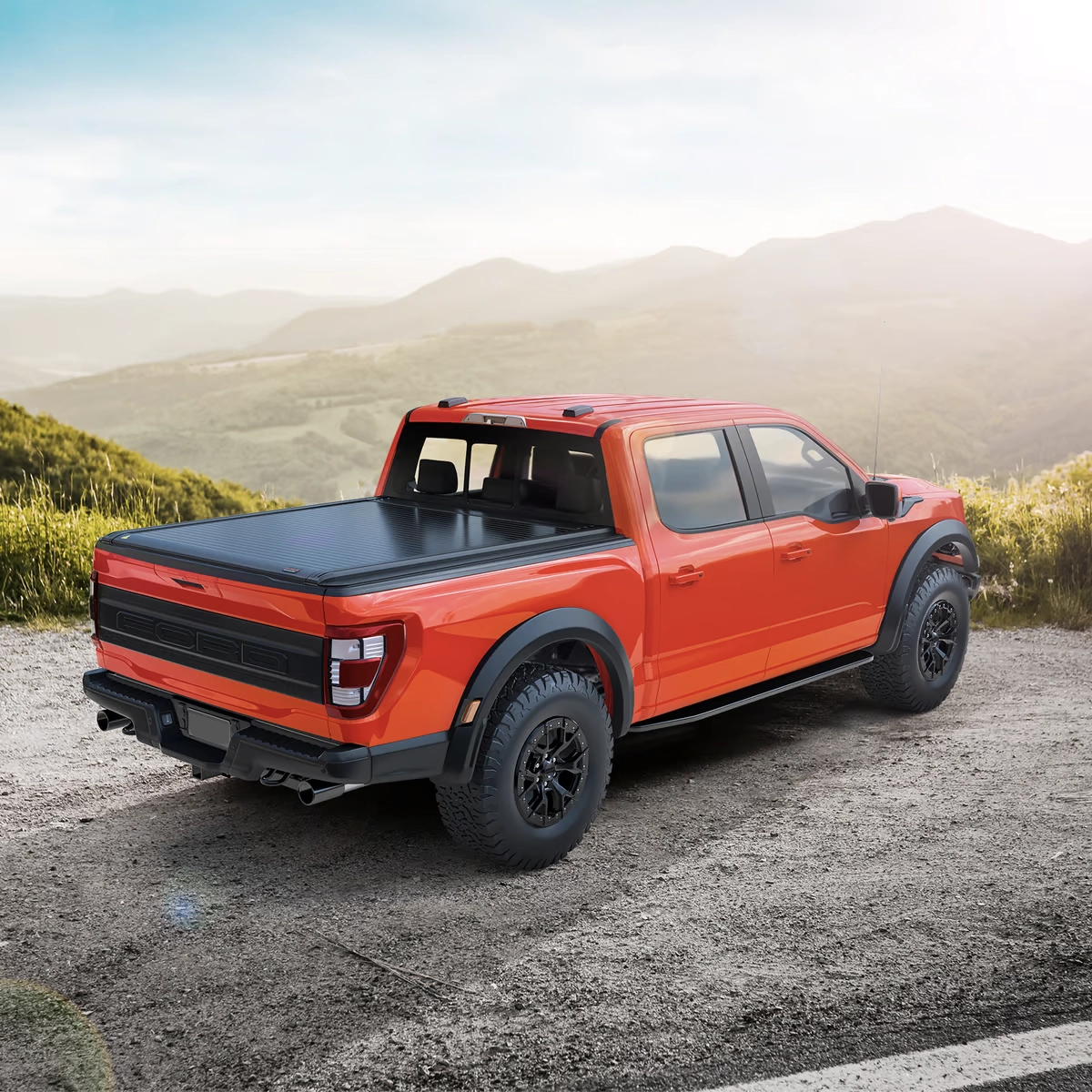 TAPA RETRÁCTIL ELECTRICA BESTCOVER FORD NEW F-150 XLT/LARIAT/PLATINIUM/RAPTOR D/C — imagen 2