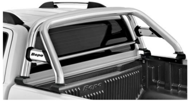 BARRA SOBRE RIEL ELEGANCE IV BEPO NEW RANGER XL/XLS/XLT/RAPTOR D/C - CROMO