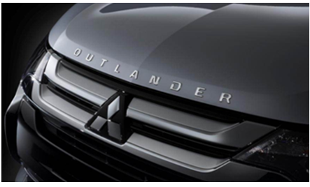 EMBLEMA OUTLANDER NEGRO